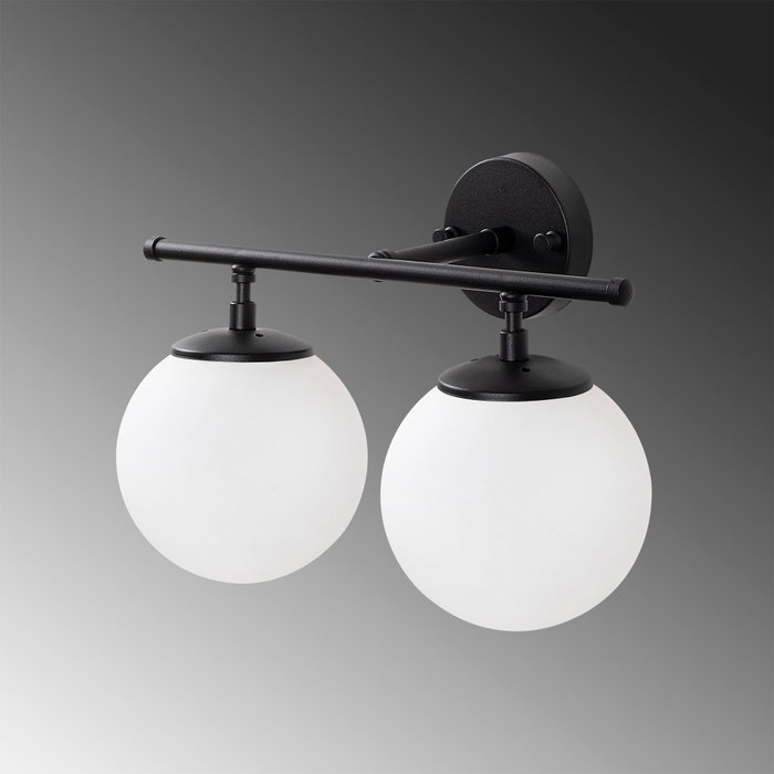 Opviq Lámpara de pared Roe - 10745 Negro y crema Opviq Lámpara de pared Roe - 10745 Negro y crema